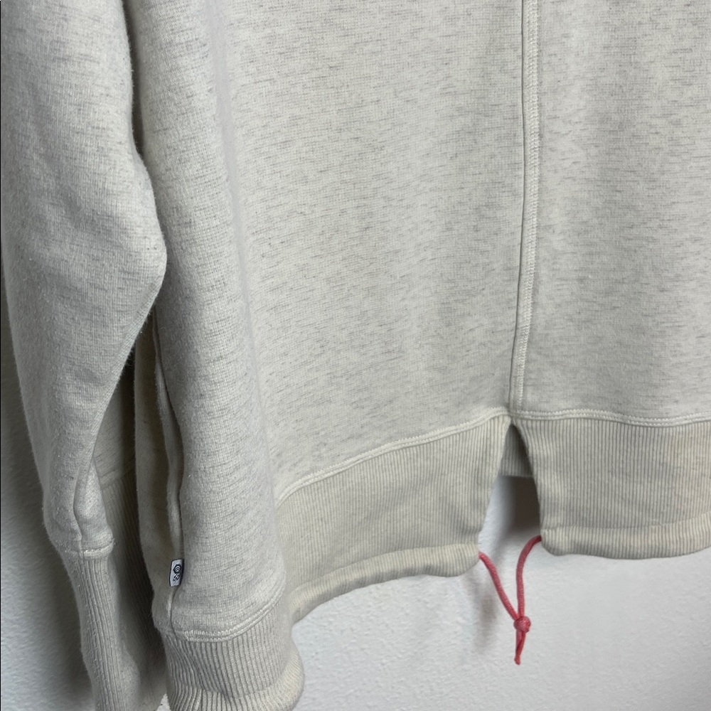 Mountain HardWear Fire Tower Oatmeal pullover hoodie L - Picture 7 of 11